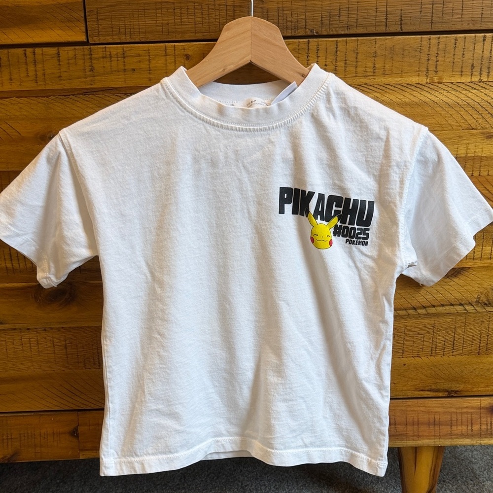 Zara Boy’s White Pikachu Kids T-Shirt